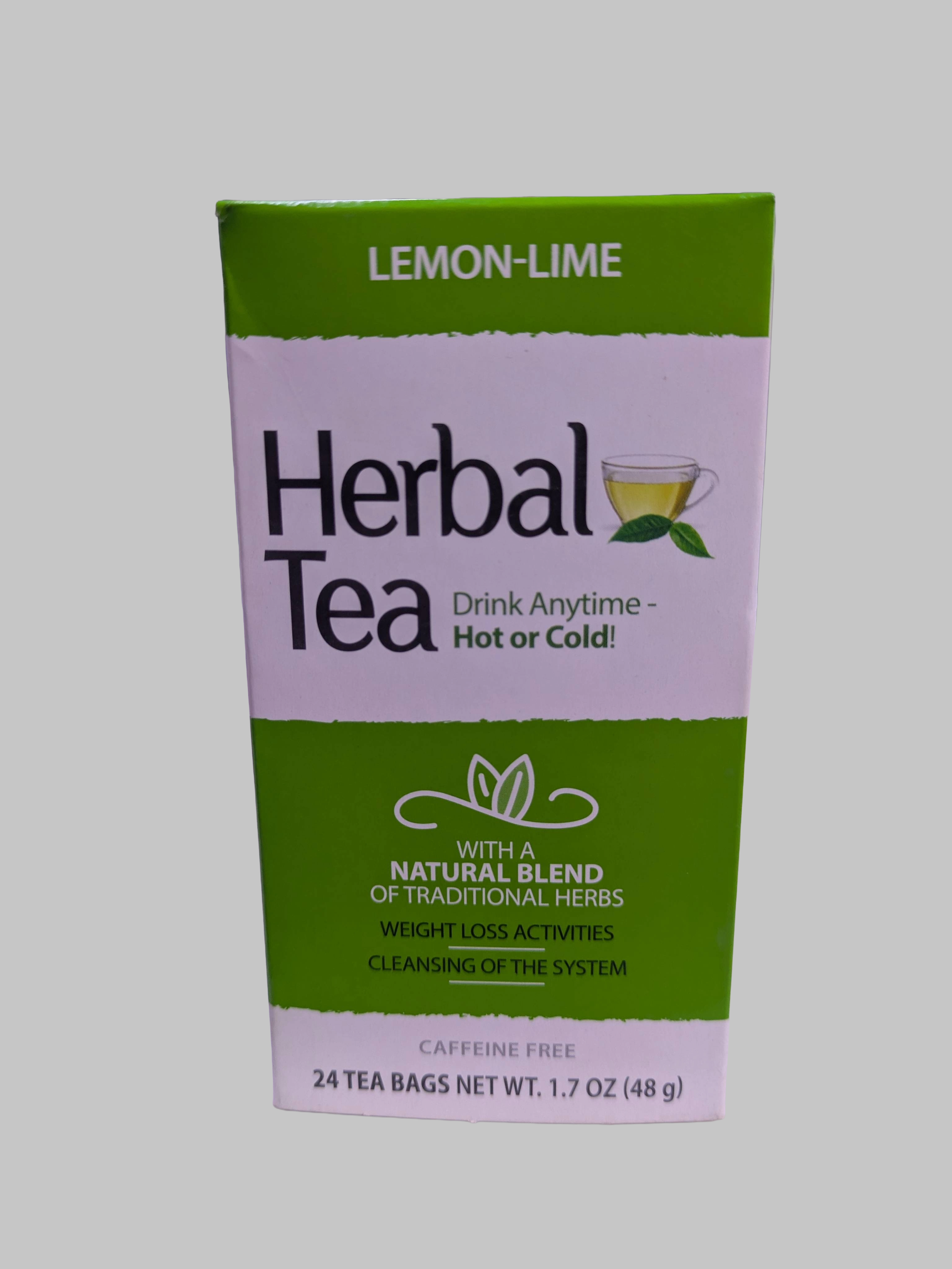 Herbal slimming tea lemon